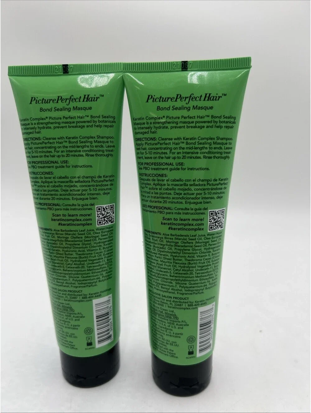 Keratin Complex Picture Perfect Hair Bond Sealing Masque 4 Oz Set Of 2